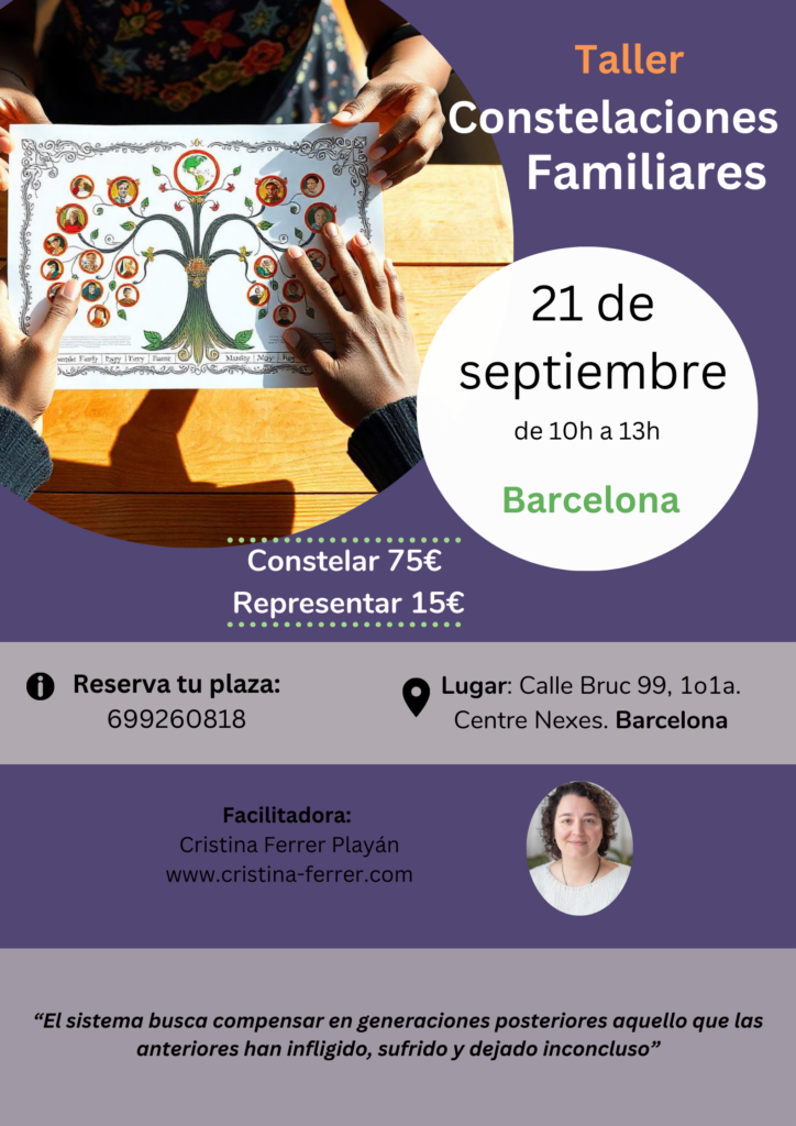 Constelaciones Familiares Barcelona Septiembre