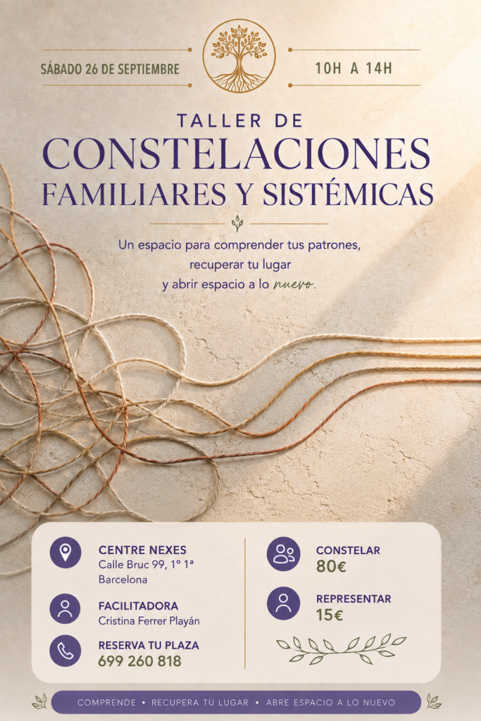 Taller Constelaciones familiares Barcelona